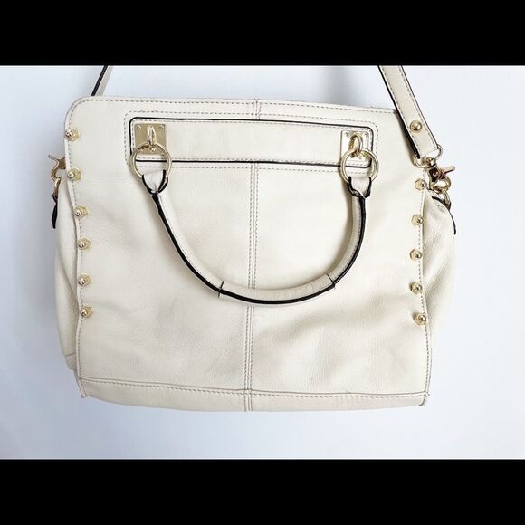Vince Camuto Cream Gold Crossbody Handbag - Picture 10 of 12
